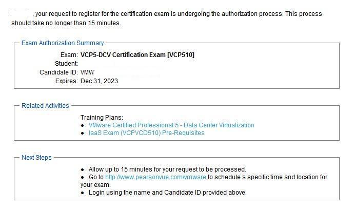 VMware VCP5